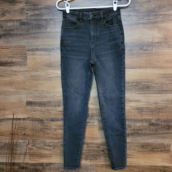 American Eagle Jeans 4 R Jegging Curvy Super Hi Rise Next Level Stretch Denim - Picture 1 of 12